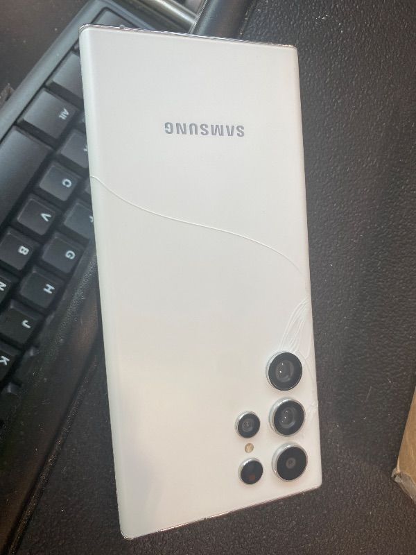 Photo 1 of **MAJOR DAMAGE**
Samsung Galaxy S23 Ultra 5G, US Version, 256GB, Cream - US Cellular (Renewed)