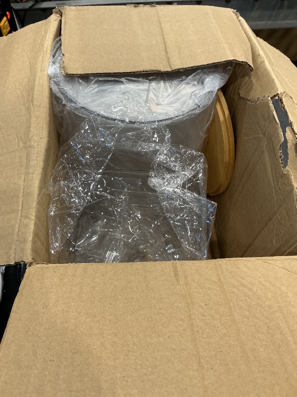 Photo 1 of ****MISSING 2****** ASMALAM  Laundry Room Organization Storage Containers Acrylic Jars and Dryer Sheet Holder with Lids and Labels for Laundry Detergent Laundry Pods Containers Dry Sheet Organizing