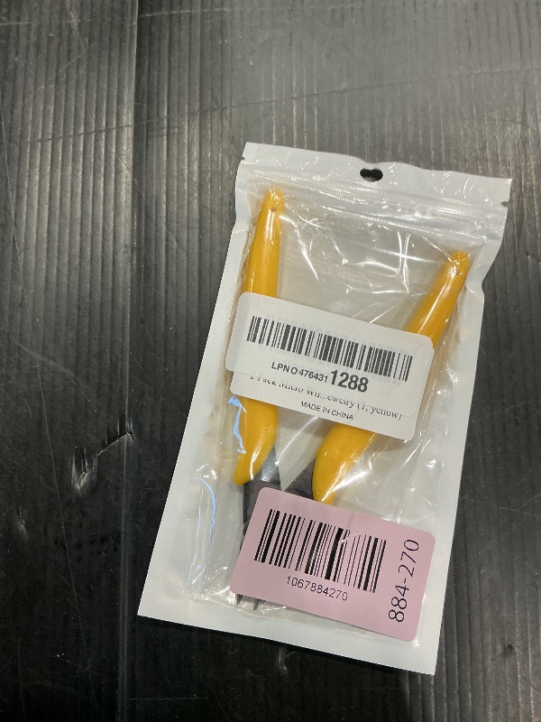 Photo 1 of 1 Pack Micro Wire Cutters, 5 Inches Flush Cutters Pliers, Diagonal Side Cutters Nippers, Zip Tie Sprue Cutter for Electronics, Plastic Models, Jewelry (Yellow)