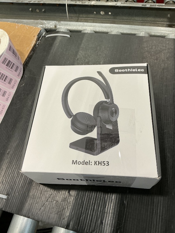 Photo 1 of (Upgraded Version) Wireless Headset, Bluetooth Headset with Noise Cancelling Microphone, Best Headphones with Mic Mute & USB Dongle for PC/Computer/Laptop/Cell Phones/Remote Work/Call Center