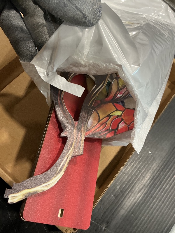 Photo 1 of *MINOR DAMAGE - USED*
YCZCJJ Stained Glass Birds on a Branch Desktop Ornaments Bird Decor, Bird Figurines Decorations for The Home Decor, Gifts for Bird Lovers