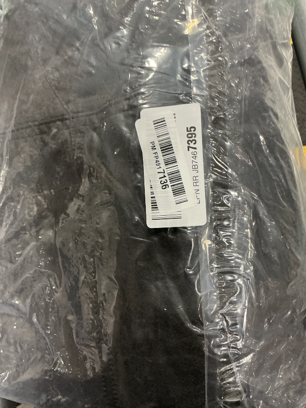 Photo 1 of *MINOR DAMAGE - USED*
Huckberry Flint and Tinder Men's Wool-Lined Waxed Trucker Jacket, Built for Layering, Chocolate, XL