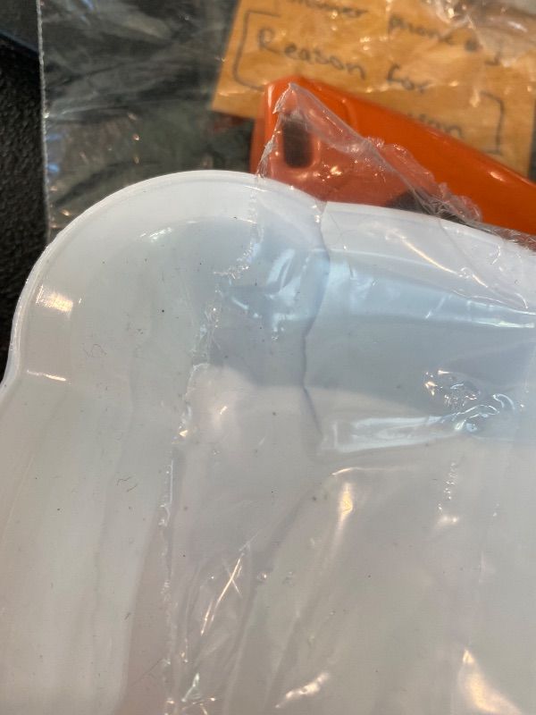 Photo 1 of ***MINOR DAMAGE*** 6 Pack White Serving Tray - 9 x 13 Inch, Heavy Duty White Serving Trays and Platters for Party - Premium Serving Platters