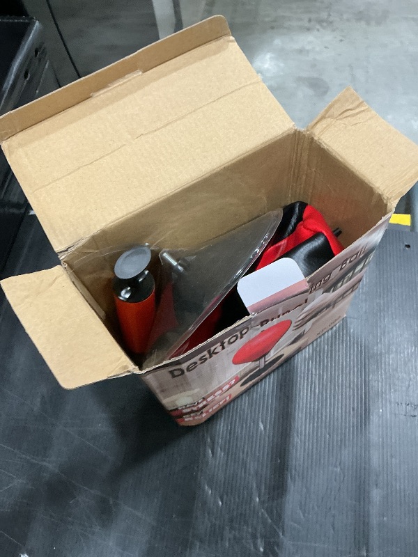 Photo 1 of *UNTESTED*
Desktop Punching Bag, Stress Relief Boxing Bag Speed Balls, Desk Punching Bag Stress Buster-Super Suctions to Your Desk, Christmas Thanksgiving White Elephant Gifts for Boss or Coworker