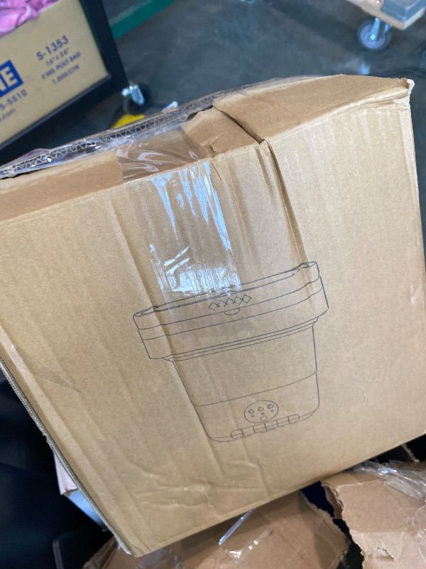 Photo 1 of *UNTESTED*
Mini Washing Machine, 16L Portable Laundry Machine with Spin for Underwear, Collapsible Washer for Apartment,RV