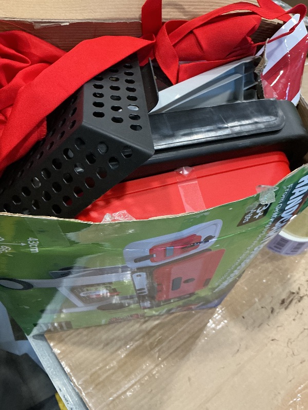 Photo 1 of *MINOR DAMAGE - USED*
86PCS Kids Play Kitchen Toys: Kids Grill Playset with Smoke, Sound, Light, UV&Water Color-Changing Play Food, Pretend Kids Kitchen Playset, Interactive BBQ Outdoor Toys, Birthday Gift for Toddler