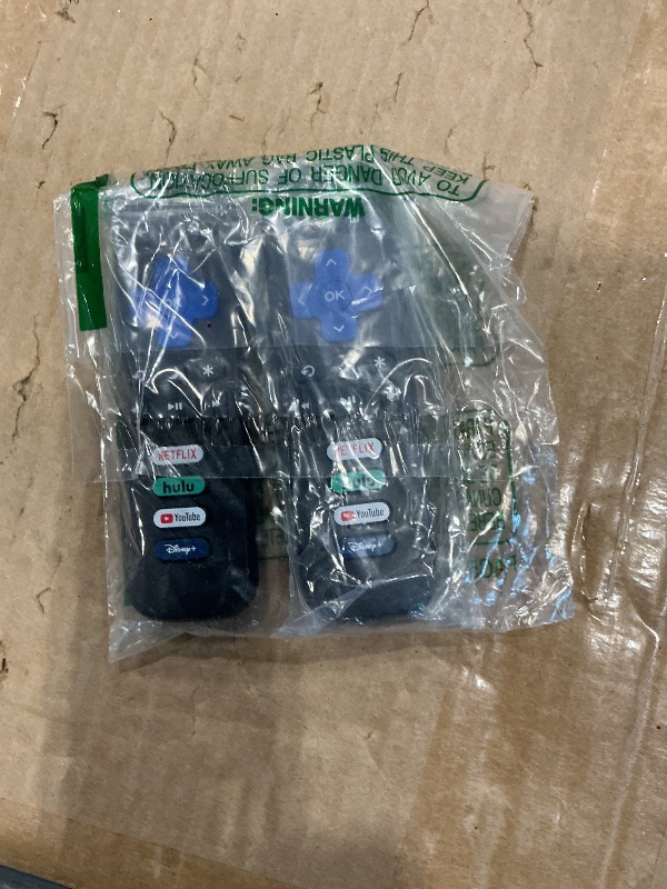 Photo 1 of (Pack of 2) Replacement Remote Control Only for Roku TV, Compatible for TCL Roku/Hisense Roku/Onn Roku/Sharp Roku/Element Roku/Westinghouse Roku/Philips Roku Smart TVs (Not for Roku Stick and Box)