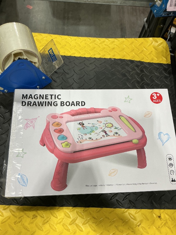 Photo 1 of *UNTESTED*
HCFJEH Magnetic Drawing Board for Toddlers 3, Color Erasable Doodle Writing Pad, Learning Painting Sketch Pad, Best Birthday Easter Christmas Halloween Kids Toy Gifts for Boys and Girls(Blue)