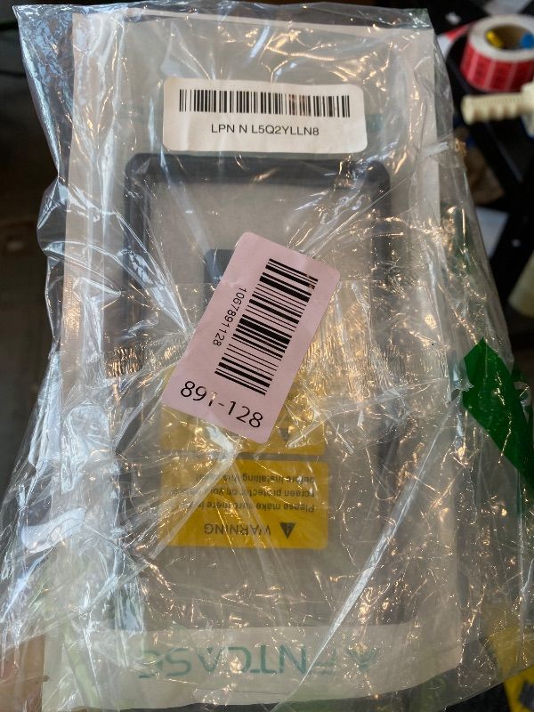 Photo 1 of *MINOR DAMAGE - USED*
FNTCASE for Samsung Galaxy S23-Ultra Case: Military Grade Drop Proof Protection Mobile Cover with Kickstand | Matte Textured Rugged Shockproof TPU | Protective Sturdy Phone Case - Black 6.8 inch