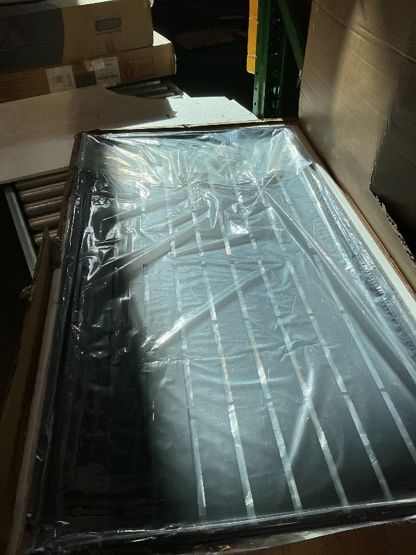 Photo 1 of *USED*
MTART Metal Privacy Screen 72" H x 47.2" Decorative Outdoor Privacy Screen Privacy Panel with Stand for Balcony Deck Patio Lawn Garden, Privacy Fence (Black-Louvered)