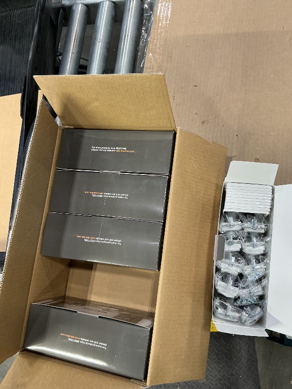 Photo 1 of [50 Pack] BESTTEN Single Pole Decorator Wall Light Switch with Wallplate, 15A 120/277V, On/Off Rocker Paddle Interrupter, UL Listed, White