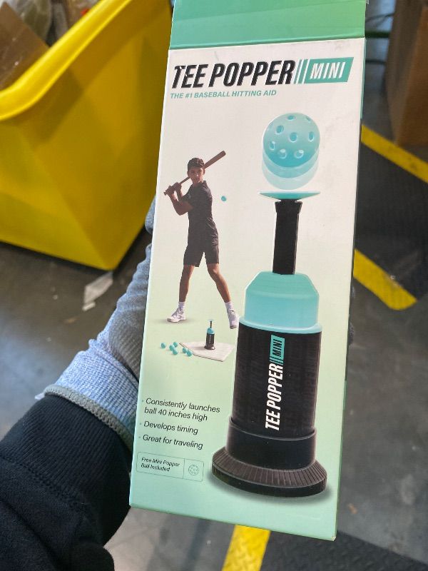 Photo 1 of *USED*
Bandit Sports Baseball Training Mini Tee Popper, Hitting Tee for Perfect Swings, Batting Machine for Practicing Hitting Without a Pitcher (1 Popper Ball Included)
