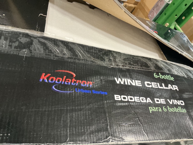 Photo 1 of *UNTESTED*
Koolatron 6 Bottle Wine Fridge – Freestanding Wine Cooler with Glass Door, 0.6 cu ft (16 L) Beverage Can Refrigerator, Digital Temperature Control, Ideal for Red, White & Sparkling Wine, Champagne