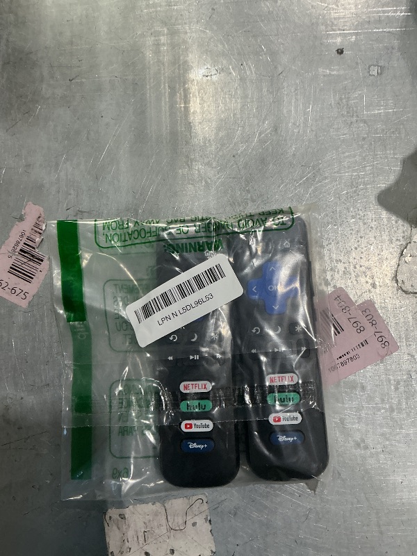 Photo 1 of (Pack of 2) Replacement Remote Control Only for Roku TV, Compatible for TCL Roku/Hisense Roku/Onn Roku/Sharp Roku/Element Roku/Westinghouse Roku/Philips Roku Smart TVs (Not for Roku Stick and Box)
