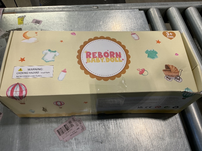 Photo 1 of *MINOR DAMAGE - USED*
BABESIDE Reborn Baby Dolls Sunny - 17Inch Cute Soft Vinyl Realistic Baby Doll Poseable Smiling Real Life Baby Dolls with Complete Accessories for 3+ Years Old Gifts