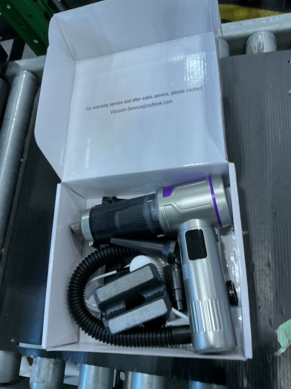 Photo 1 of *UNTESTED*
AOHPEGN Handheld Car Vacuum Portable Cordless, 22000Pa High-Power Suction Hand held Vacuum Cleaner & Air Duster for Car Cleaning, Home, Office, Pet Hair | Multi-Nozzle, Washable Filter, LED Light