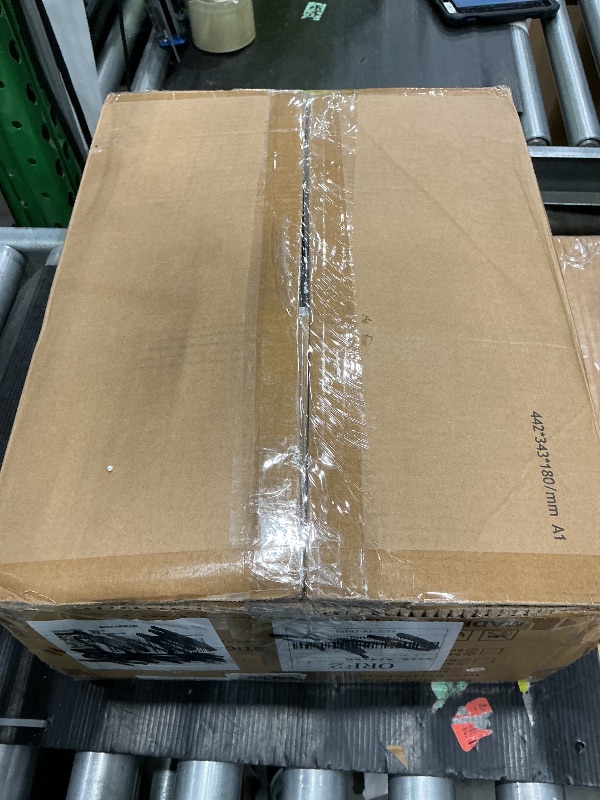 Photo 1 of *USED*
Sevenine 42 Inch Ceiling Fans with Lights and Remote, Black Ceiling Fan with 5 Balde for Outdoor/Bedroom Living Room, Downrod, 6 Speed Reversible DC Motor, 3CCT Dimmable Timer Noiseless, ETL Listed