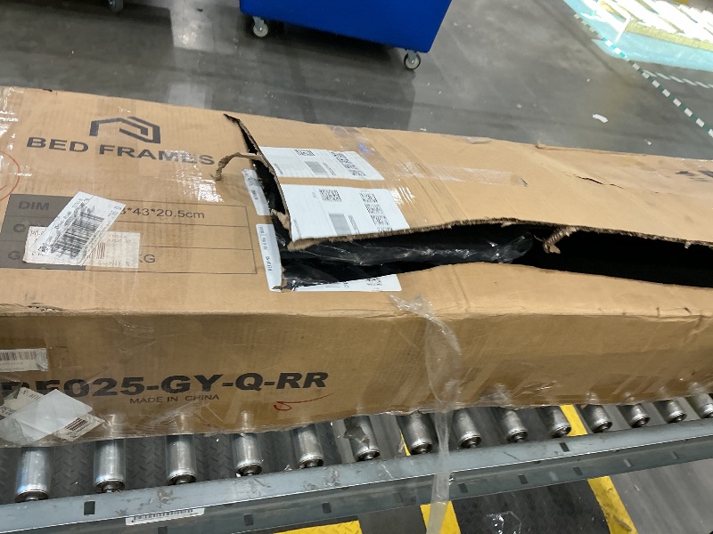 Photo 1 of *USED*
Rolanstar Bed Frame Queen Size with Drawers and Charging Station, Upholstered Platform Bed with Storage Headboard and LED Light, Heavy Duty Metal Frame Support, No Box Spring Needed, Noise Free, Grey