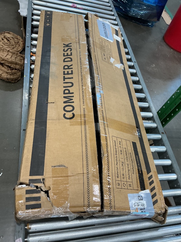 Photo 1 of *USED*
ODK 48 Inches Computer Desk for Small Spaces, Study Table for Home Office, Writing Desk with Headphone Hooks, Black