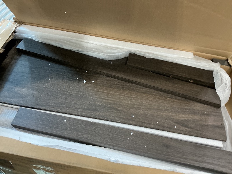 Photo 1 of *MISSING PARTS - See Clerk Notes*
Henn&Hart 28" Fluted Wooden Accent Cabinet, Ribbed Modern Sideboard Buffet Cabinet with 2 Doors and an Adjustable Shelf for Living Room, Dining Room, Bedroom or Entryway, Warm Brown