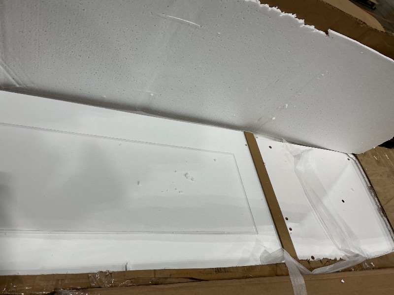 Photo 1 of **PARTIAL SET** Ball & Cast Murphy Bed Queen Size Bed Frame with a Shelf,Wooden Space-Saving Wall Cabinet Beds,w/Slat Support,for Bedroom,Student Dorms,Guest Rooms,Studio,Office,White