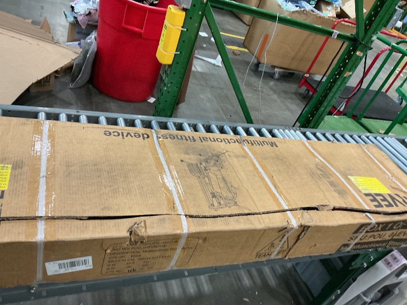 Photo 1 of **UNKNKOWN MISSING PIECES***Multifunctional Home Gym Machine with 100LB Weight Stack, Full Body Workout Station for Strength Training, LAT Pulldown, Chest Press, Leg Extension & Row, Compact Home Gym Equipment for Men & Women