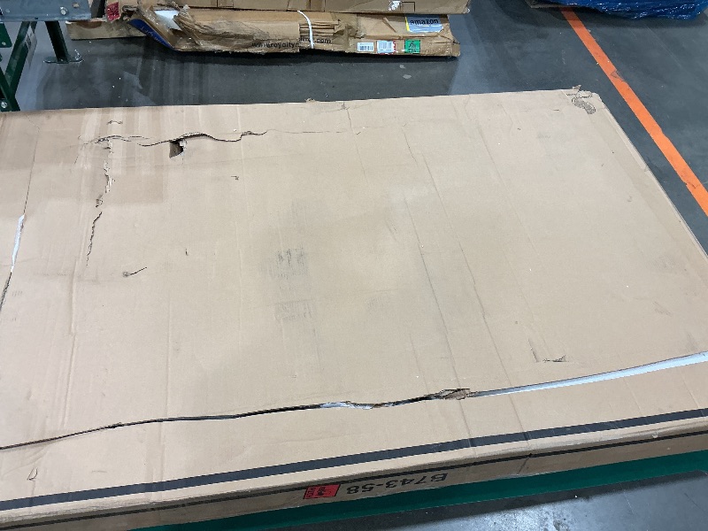 Photo 1 of *USED*
Signature Design by Ashley Realyn French Country Upholstered Tufted Panel Headboard ONLY, King/California King, White & Beige