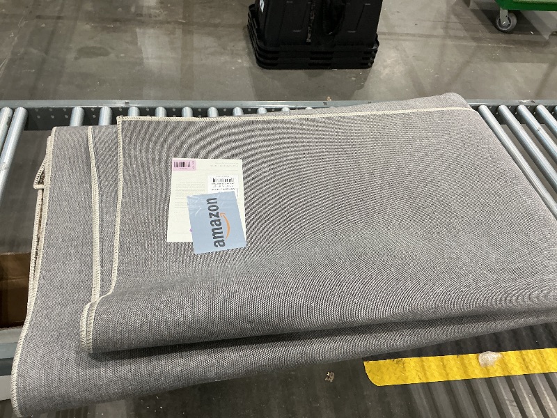 Photo 1 of ***MAJOR DAMAGE*** Loloi Layla Collection LAY-13 Antique/Moss 7'-6" x 9'-6" .13" Thick Area Rug, Soft, Durable, Vintage Inspired, Distressed, Low Pile, Non-Shedding, Easy Clean, Printed, Living Room Rug