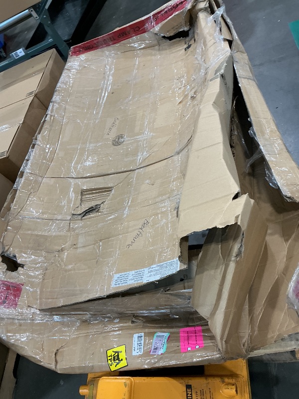 Photo 1 of ***MAJOR DAMAGE*** Full Size Loft Bed Space-Saving House Bed Frame with Safety Guard & Ladder for Small Bedroom, White