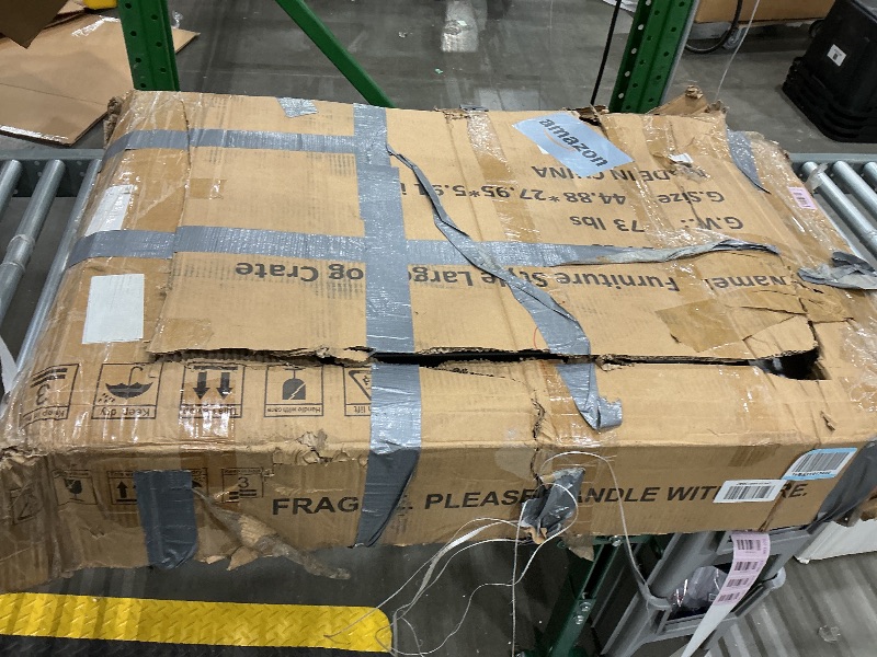 Photo 1 of *USED*
ROOMTEC Furniture Style Large Dog Crate with 360° & Adjustable Raised Feeder for Dogs 2 Stainless Steel Bowls -End Table House Pad, Indoor Use,41" L X 24" W 36" H, Classic Brown