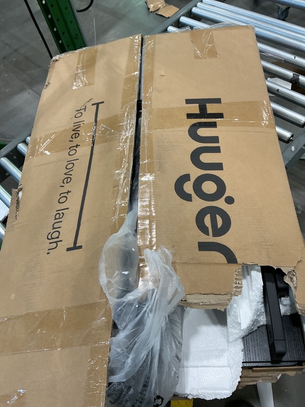 Photo 1 of *USED*
Huuger L Shaped Standing Desk with Power Outlets, 63 x 55 Inch Height Adjustable Computer Desk for Bedroom, Corner Stand up Desk for Home and Office, Work and Study, Black