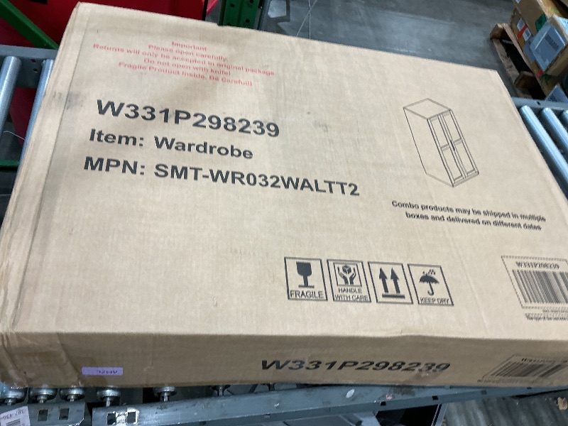 Photo 1 of *** FINAL SALE MISSING PIECES****KEIKI 63" Tall Kitchen Pantry Storage Cabinet with Door-Side Rack & Shelves, Freestanding Wood Hutch Food Pantries Cupboard for Coffee Bar, Dining Room