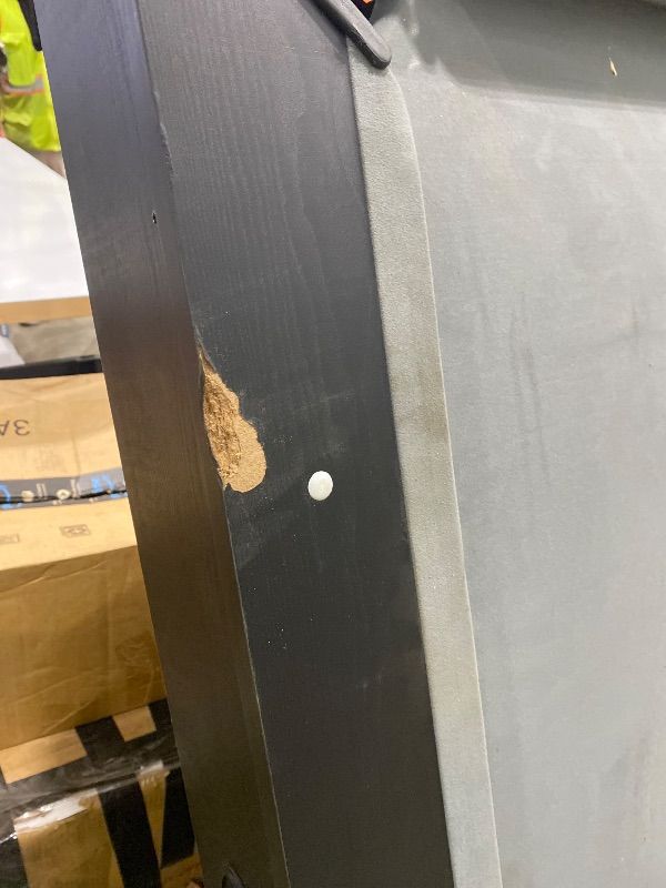 Photo 1 of **See Clerk Notes** 
GoSports 8 ft Pool Tables with Wood Finish - Billiards Game Room Table for Adults & Family - Accessories Not Included - Gray