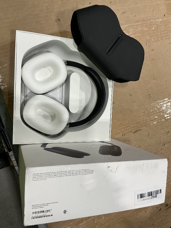 Photo 1 of **MISSING CHARGER**
Apple AirPods Max Wireless Over-Ear Headphones, Active Noise Cancelling, Transparency Mode, Personalized Spatial Audio, Dolby Atmos, Bluetooth Headphones for iPhone – Space Gray