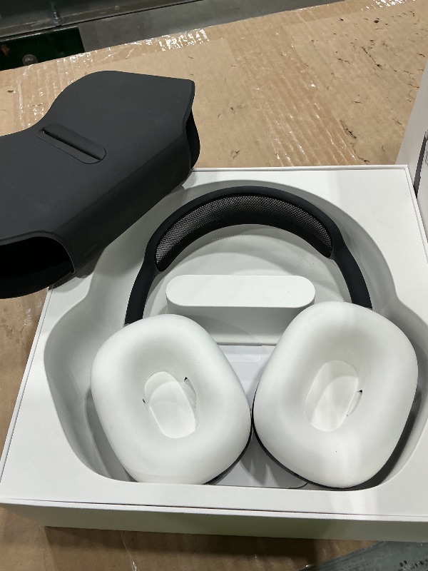 Photo 1 of **MISSING CHARGER**
Apple AirPods Max Wireless Over-Ear Headphones, Active Noise Cancelling, Transparency Mode, Personalized Spatial Audio, Dolby Atmos, Bluetooth Headphones for iPhone – Space Gray