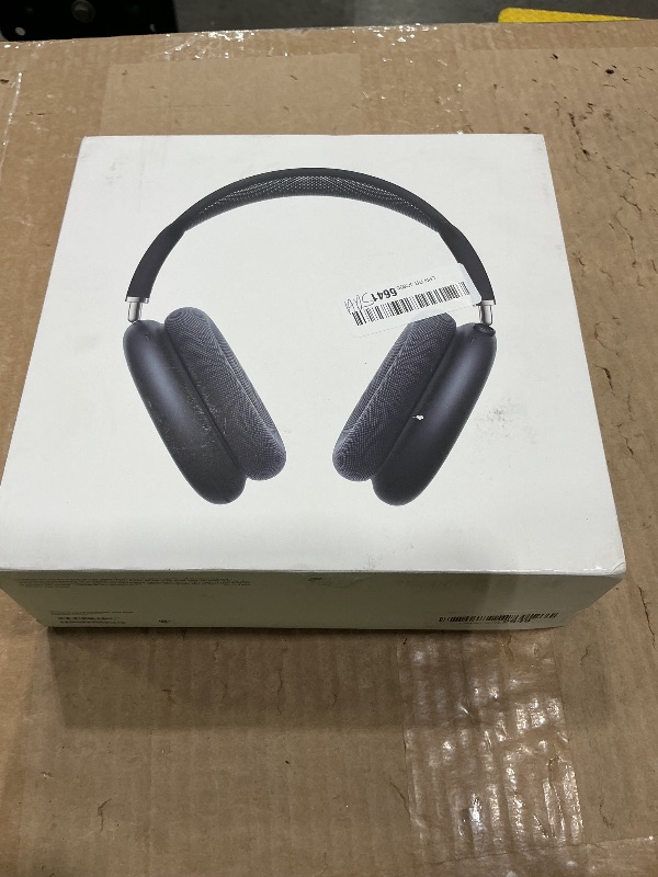 Photo 1 of **MISSING CHARGER**
Apple AirPods Max Wireless Over-Ear Headphones, Active Noise Cancelling, Transparency Mode, Personalized Spatial Audio, Dolby Atmos, Bluetooth Headphones for iPhone – Space Gray