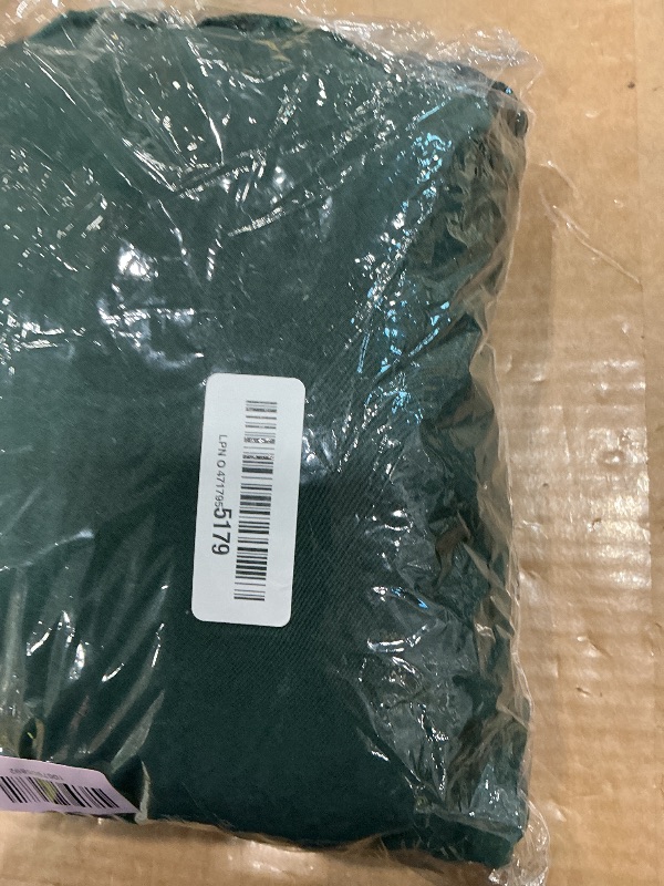 Photo 1 of 1 Pack Green Table Clothes for 8 Foot Rectangle Tables, Wrinkle Resistant Stretch Spandex Table Covers Fitted Tablecloth with Skirt for Easter Event Banquet Wedding Birthday Party