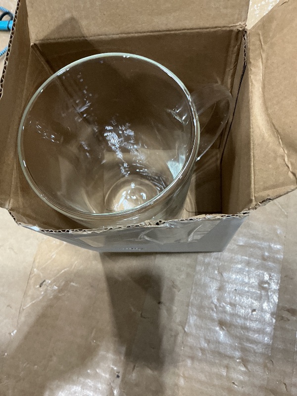 View 2 of *USED*
NBABSR 16 Oz Double Wall Clear Glass Tall Coffee Mugs, Large Glass Tea Cup Set of 2, Insulated Latte Cups with Big Handle for Women or Men Tea, Cocoa, or Hot Chocolate Lightweight and Microwave Safe