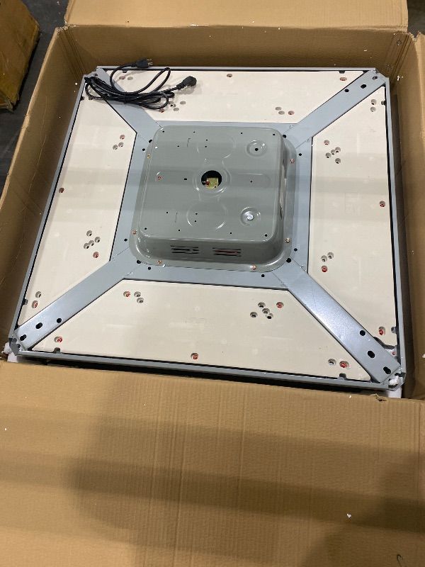 Photo 1 of **MISSING BOXES**
USA Mahjong Table Ultra-Thin Automatic Mahjong Table Roller Coaster Style, 36mm American Style Tiles Built-in Hard Table Cover Set of 4 19'' Wooden Pushers & Racks (Folding, Wooden)