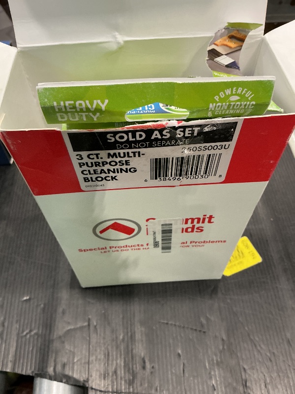 Photo 1 of *USED*
EarthStone Multi-Purpose Cleaning Block, For Kitchens, Bathrooms, Tools, and More, Made in the USA, 3-Pack