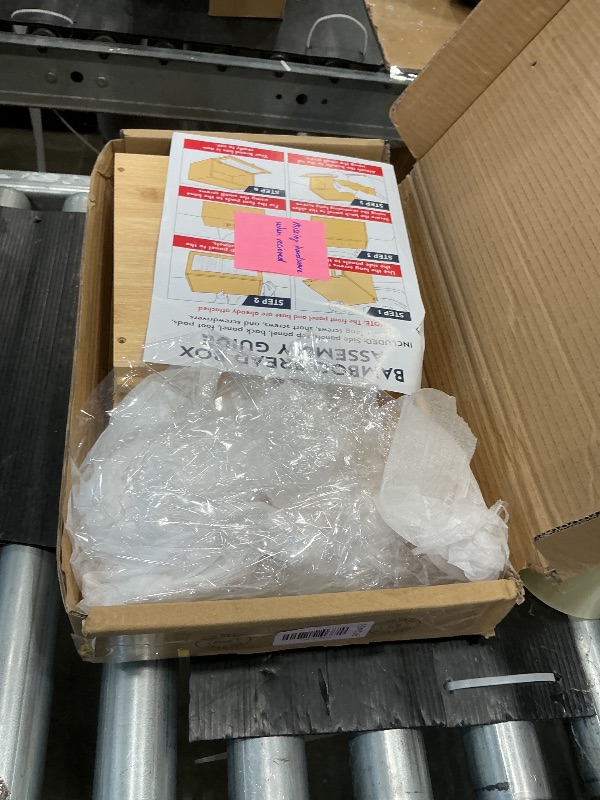 Photo 1 of *USED*
Culinary Couture Bamboo Bread Box for Kitchen Countertop - Large Capacity Storage BreadBox for Homemade Bread with Acrylic Window and Extra Top Storage