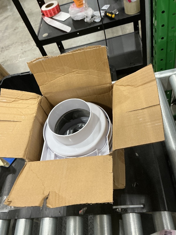 Photo 1 of [Upgraded]AMI PARTS TDIDVKZW Indoor Dryer Vent Kit with 4-Inch by 5-Foot Proflex Duct, White, 4 Inch