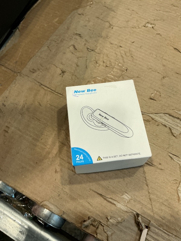 Photo 1 of [2 Pack] Bluetooth Earpiece Wireless Handsfree Headset V5.0 24 Hrs Driving with Mic 60 Days Standby Bluetooth Headset for iPhone Android Samsung Driver