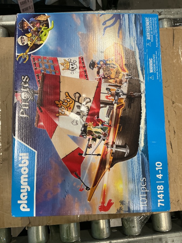 Photo 1 of *MISSING PARTS*
Playmobil Pirate Ship