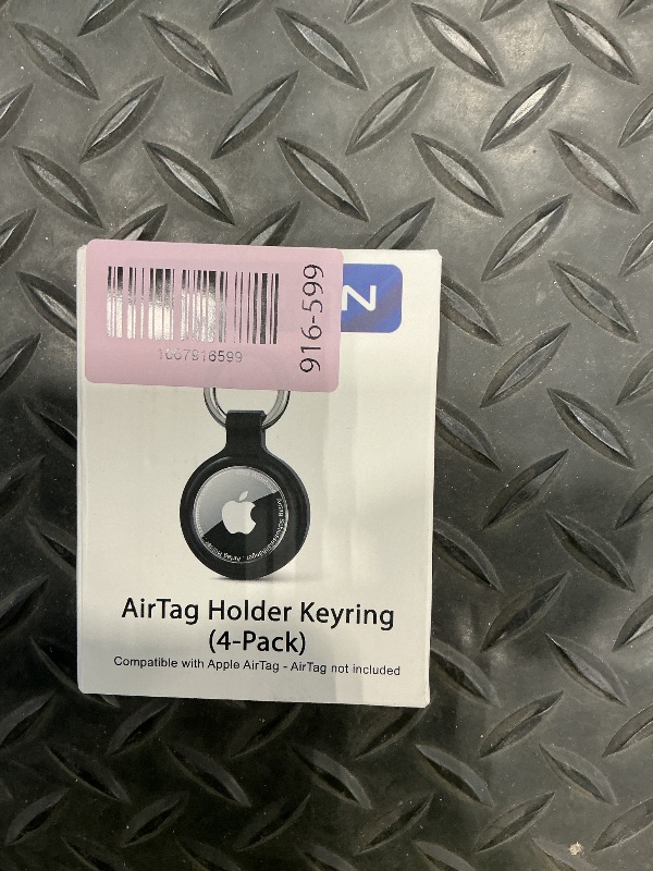 Photo 1 of [4-Pack] Case for Apple AirTag Holder Keychain – IPX6 Waterproof, Anti-Lost, Scratch-Resistant Case for Air Tag – for Keys, Pets, Luggage