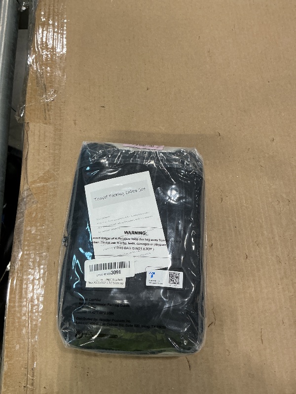 Photo 1 of 10 Set Compression Packing Cubes for Travel Essentials,Compressible Expandable Packing Cubes for Suitcase,OlarHike Luggage Organizer Bags for Travel,Handy Helper for Organizing Clothes(Black)