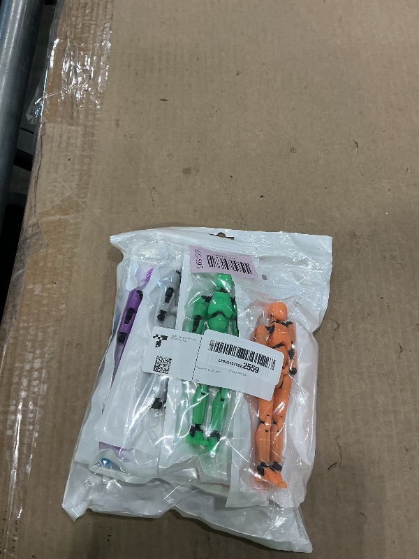 Photo 1 of [6-PACK] Glowing Titan 13 Action Figure Set Already Assembled, T13 3D Printed Action Figures With Weapons Accessories T 13 Lucky Robo Dummy Nova 13 Action Figures, Figura de acción t13 (6-Colors)