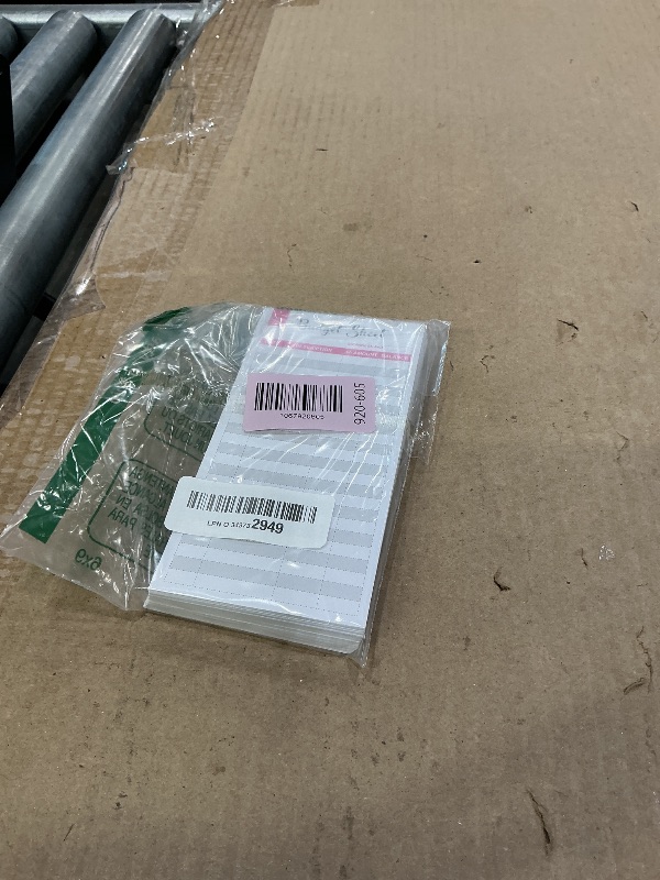 Photo 1 of (Set of 90) Expense Tracker for A6 Budget Envelopes, Unpunched Budget Sheets Use with A6 Budget Binder Pockets, 3.1"x6.3"