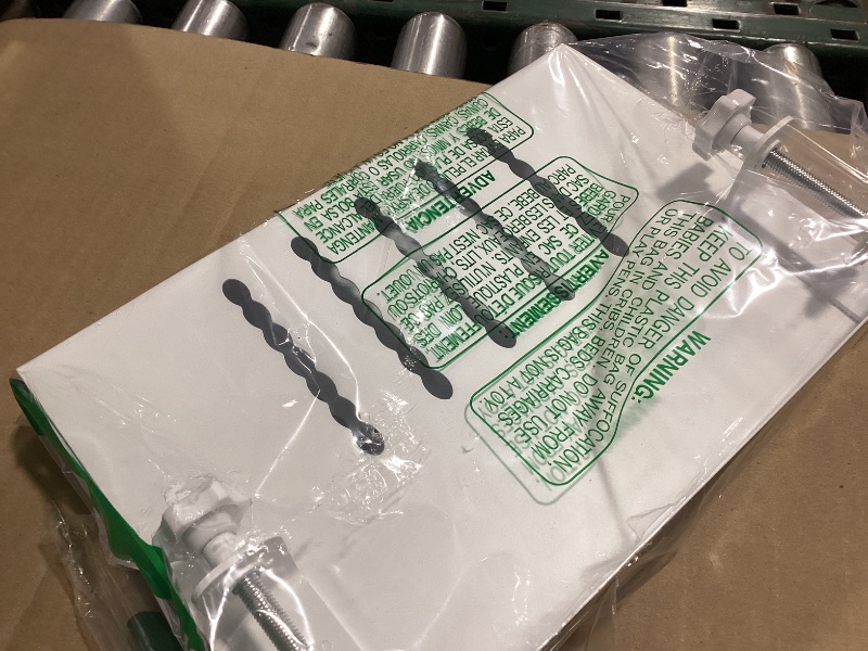 Photo 1 of Desk Side Storage, Under Desk Storage, No Drill Steel Hanging Desk Organizer, Laptop Holder, Table Hanging Storages Holder for Office & Home (White)