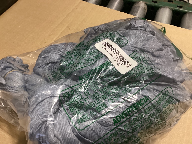 Photo 1 of 60 Pack Gauze Cheesecloth Napkins 20 x 20 Inch Wrinkled Dinner Napkins Rustic Boho Table Napkins Decorative for Weddings Parties Event Family Dinner Table Decoration (Dusty Blue)